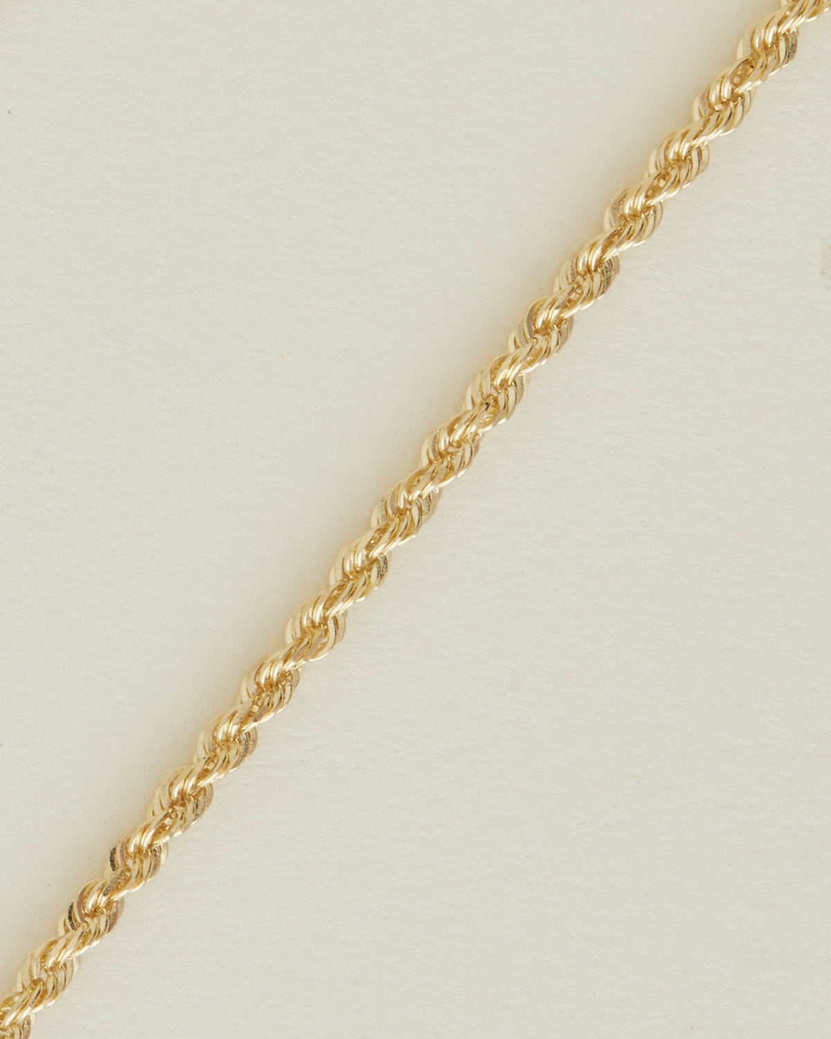 24 14K Rose Gold .5 mm Carded Cable Rope Chain Necklace 24 14K Rose Gold .5 mm Carded Cable Rope Chain Necklace